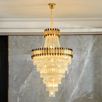 Crystal Chandelier: Modern Luxury for Duplex Villa, Hotel, Club, and Banquet Hall