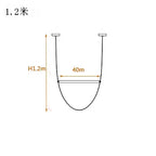 Nordic Restaurant Living Room LED Chandelier: Simple, Elegant Duplex Staircase Hall Design