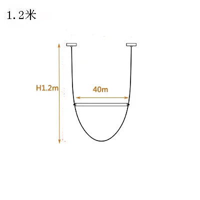 Nordic Restaurant Living Room LED Chandelier: Simple, Elegant Duplex Staircase Hall Design