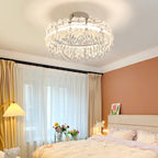 Postmodern Crystal Ceiling Light: Elegant European Style LED Nordic Room Lamp