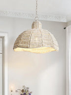 Vintage Wood Ceiling Chandelier for Kitchen Island, Bedroom, Living Room