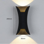 Modern Nordic Aluminum LED Wall Lamp for Living Room Bedroom Bedside Sconce
