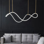Modern Designer Chandelier for Living Room, Dining Table, Bar - Lines Lighting
