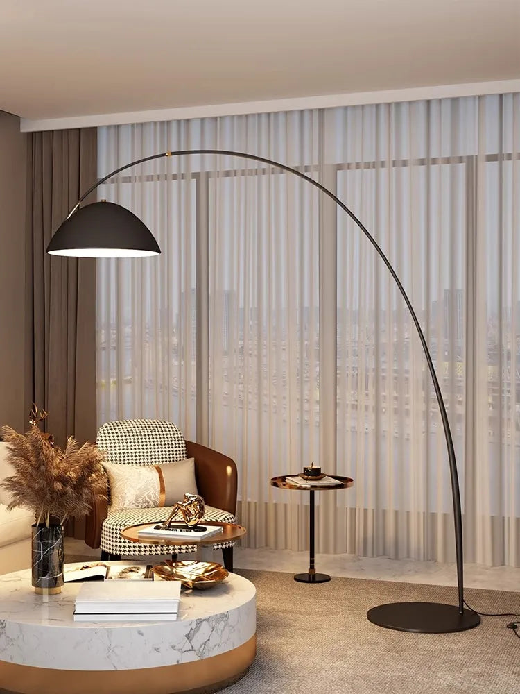 Vertical LED Floor Lamp Modern Minimalist Living Room Bedroom Lighting