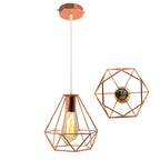 Industrial Metal Cage Pendant Lamp for Home Lighting