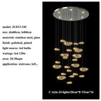 LED Drop Chandelier Lighting for Living & Dining Room Decor