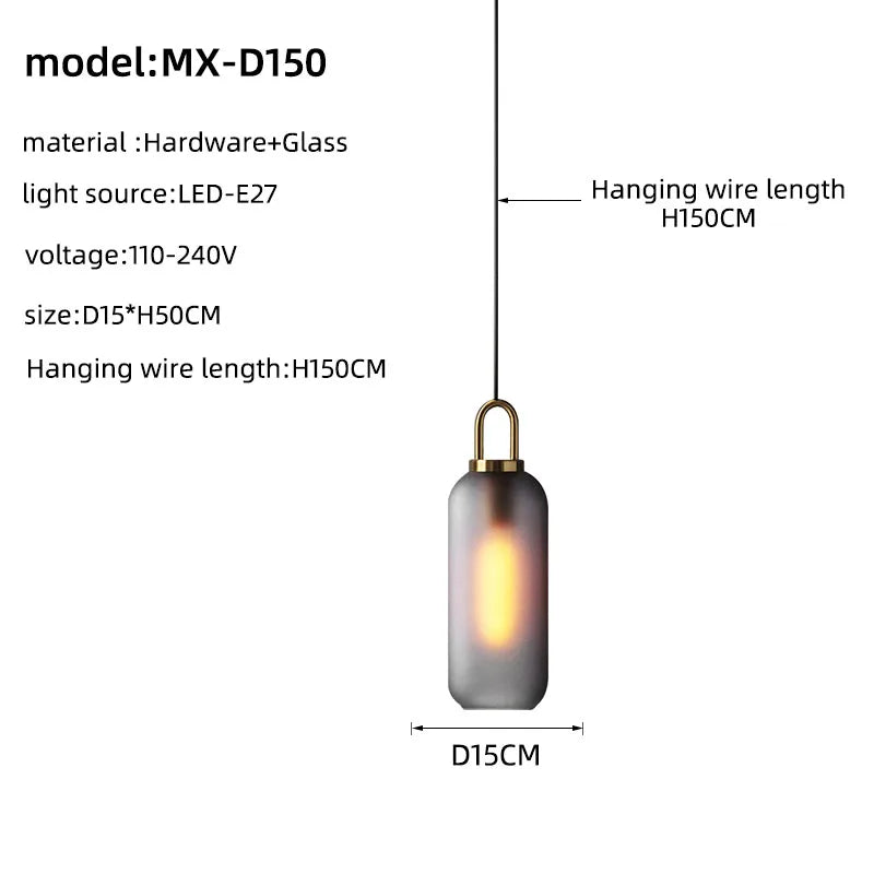 Glass Staircase Chandelier: Luxury LED Large Chandelier for Living & Dining Room