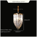 European Style Crystal Chandelier Pendant Light for Loft Living Room, BedRoom, Home Decor