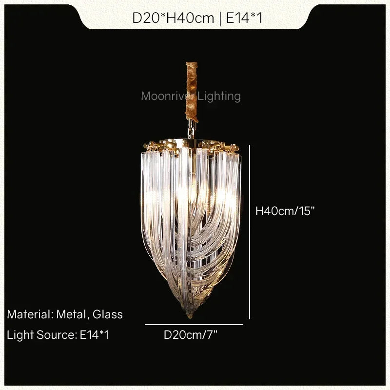 European Style Crystal Chandelier Pendant Light for Loft Living Room, BedRoom, Home Decor