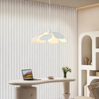 Wind Petal Chandelier: Unique Wabi Sabi LED Pendant Light for Dining Room and Bedroom