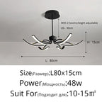 LED Chandeliers for Modern Living Room Bedroom Study Kitchen Lighting