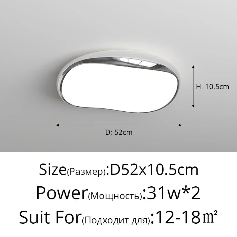 Nordic Ceiling Lights in White, Black, Red: Designer Lighting for Home Decor