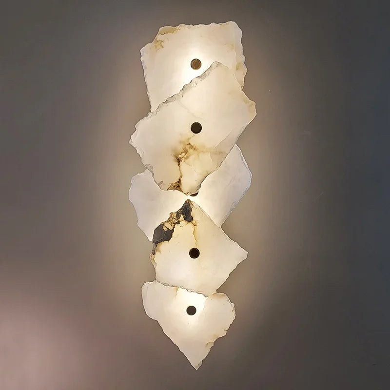 Marble Wall Sconce: Modern Luxury Lighting for Bedroom, Living, Dining Room