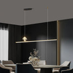 Copper LED Pendant Lights with Remote Control for Dining Room, Kitchen, and Bar