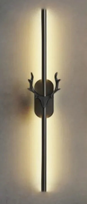 Deer Horn LED Wall Lamp for Staircase & Bedroom Decor