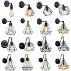 Vintage Cage Guard Wall Sconce Fixture for Modern Indoor Lighting