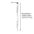 Linear Creative Chandelier: Nordic Italian Designer Modern Lighting for Living Room Lobby