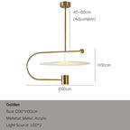 Modern LED Pendant Lights for Ceiling Minimalism and Restaurant Chandelier