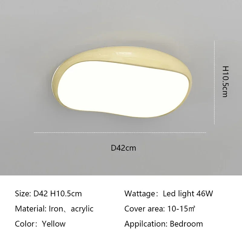 Round LED Ceiling Light: Full Spectrum Eye Protection for Home Decor & Study