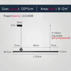 Modern Nordic LED Chandelier for Living Room Dining Study Bar Counter