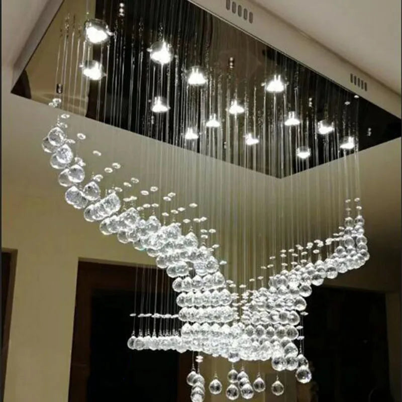 Eagles Crystal Chandelier LED Lights Modern Luxury Design Living Room Lighting