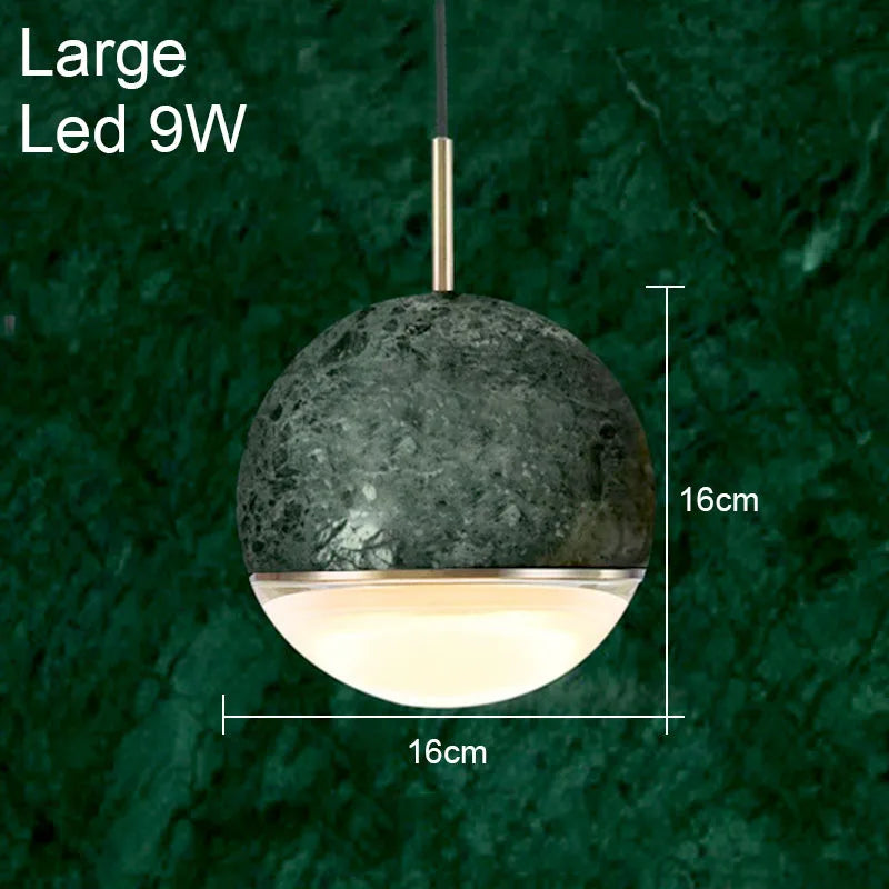 Modern Minimalist Marble Round Chandelier Pendant Lighting