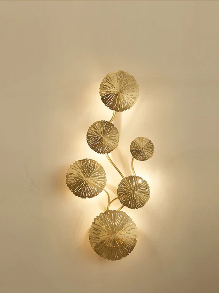 Iron Wall Sconce LED Light Fixture for Bedroom & Living Room