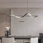 Minimalist Strip LED Pendant Lights for Living Room Dining Room Kitchen Decor