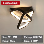 Minimalist Nordic Wall Lamp for Balcony Porch Corridor LED Lighting