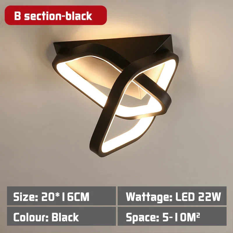 Minimalist Nordic Wall Lamp for Balcony Porch Corridor LED Lighting