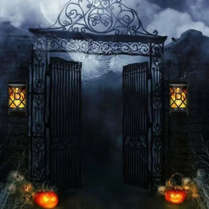 Solar Flame Lights: Outdoor Garden Yard Waterproof Flickering Wall Lights