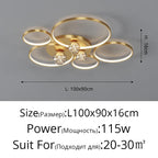 Gypsophila Chandelier: Modern Ceiling Light for Living Room, Bedroom, Home.