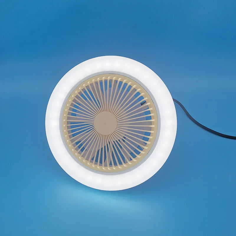 Modern 30W LED Ceiling Fan Light for Bedroom, Kitchen & Balcony