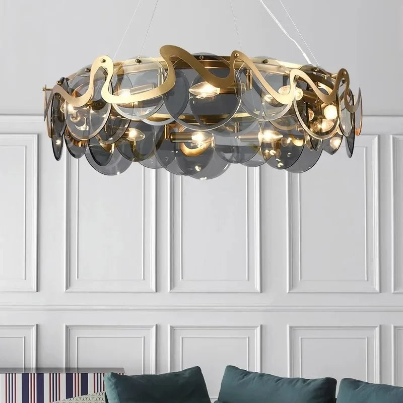 Modern Chandeliers: Elegant Indoor Pendant Lamp for Living Room, Bedroom, Dining Room.