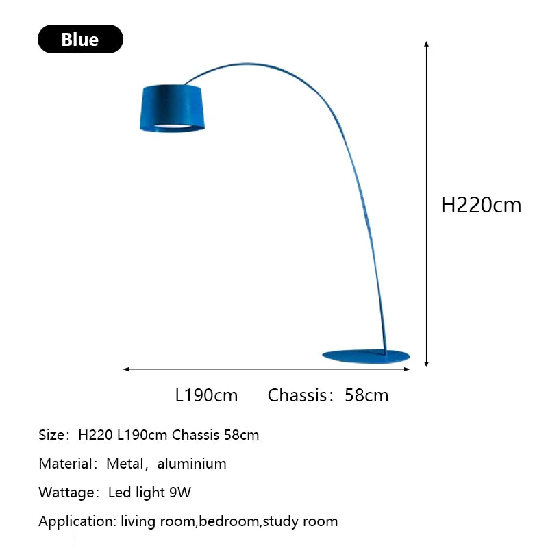 Modern Vertical LED Floor Lamp: Minimalist Nordic Design for Home Decor Lighting