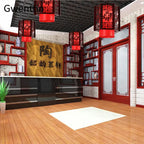 Antique Wood Pendant Lights for Dining Room, LED Living Room Decor Lighting Fixtures