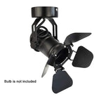 Industrial Ceiling Spotlight Lamp with Foldable Flippers for Hallway Art Light