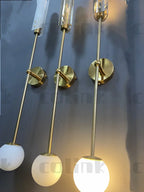 Modern Glass Wall Light Fixture Indoor Nordic LED Sconce Lamp Luxury Decoration