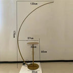 Arc Shape LED Floor Lamp with Remote Control for Modern Living Room Decor