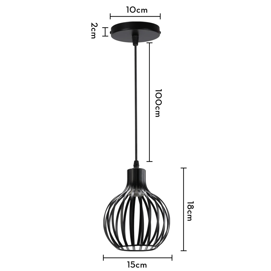 Industrial Loft Pendant LED Ceiling Light for Home Living Room Kitchen Decor