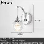 Crystal LED Wall Sconce for Elegant Home Décor