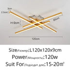 Modern Minimalist LED Ceiling Strip Lights for Living Room, Kitchen, Bedroom