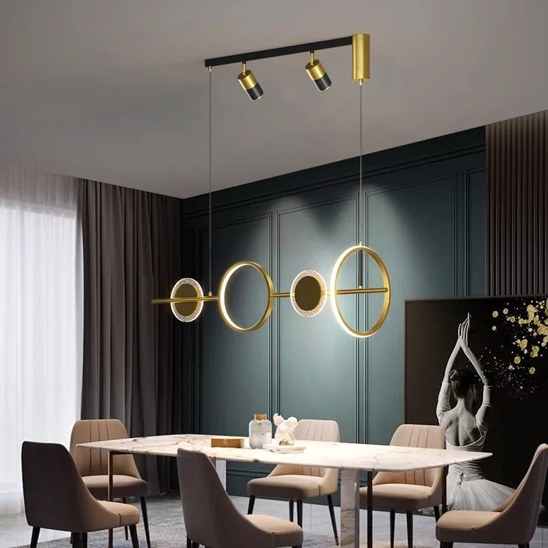 Modern LED Pendant Chandeliers for Living and Dining Room Lighting