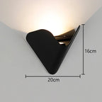 Modern Nordic Aluminum LED Wall Lamp for Living Room Bedroom Bedside Sconce