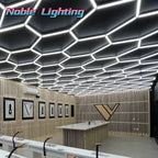 Honeycomb LED Ceiling Lights for Car Detailing and Game Room