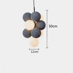 Abstracta Pendant Lamp: Stylish Designer Fabric Chandelier for Home, Office, and Dining Space