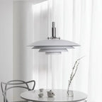 Nordic Saucer LED Chandelier: Stylish Home Decor Pendant Lighting for Dining Room, Kitchen, and Bar