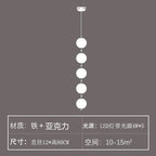 Afralia Nordic LED Pendant Lamp Acrylic Chandelier for Home Decor Lighting