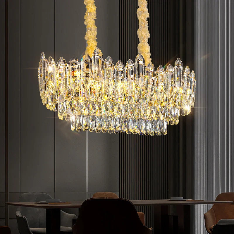 Crystal Chandelier: European Designer Style for Living Room, Bedroom & Dining Room
