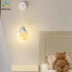 Nordic Moon LED Chandelier & Animal Wall Lamps for Modern Living Room & Bedroom